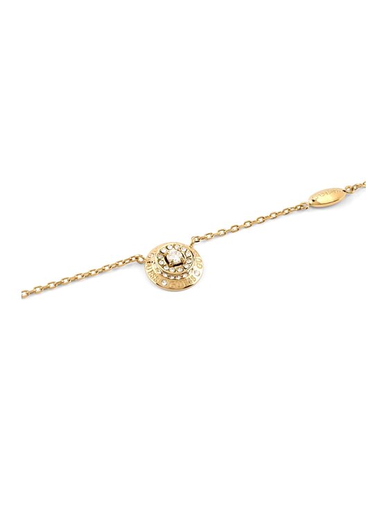 Guess Guess Naszyjnik JUBN06287JW-YG Złoty