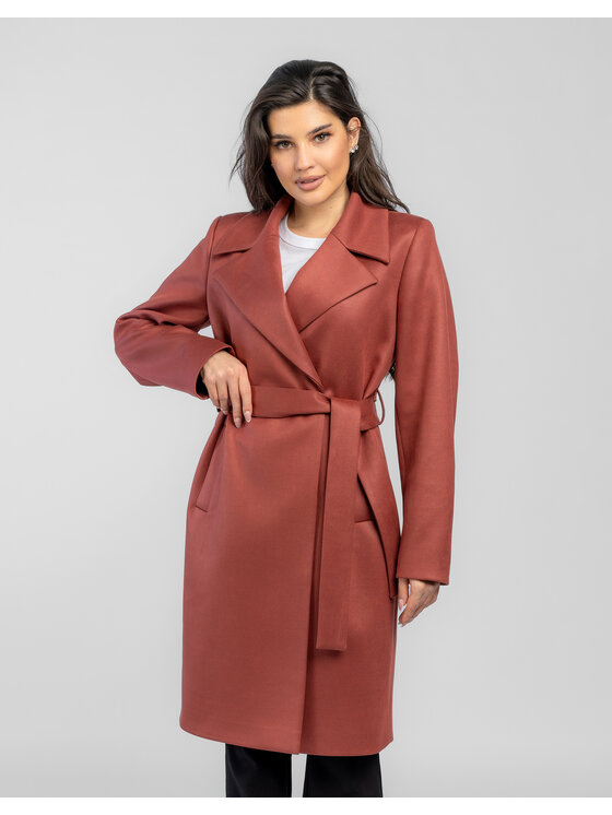 Salme Salme Trencz Veronica Czerwony Regular Fit