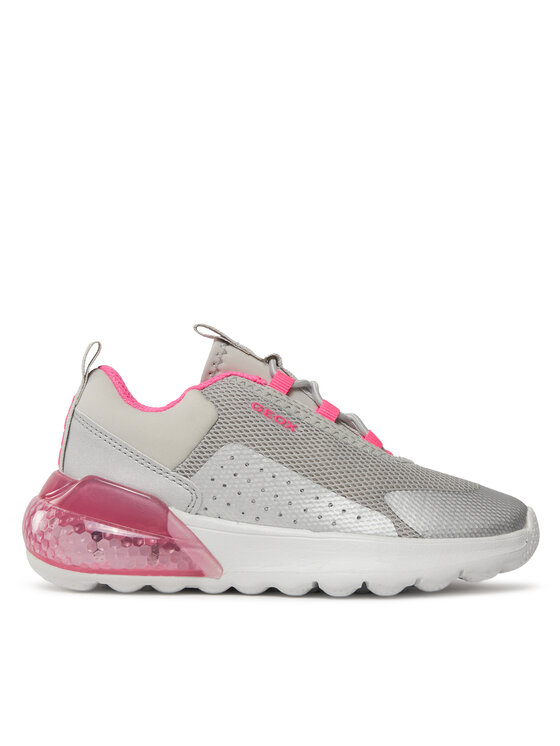 Geox Geox Sneakers J Activart Illuminus J45LZA 0149J C1W8L S Argento