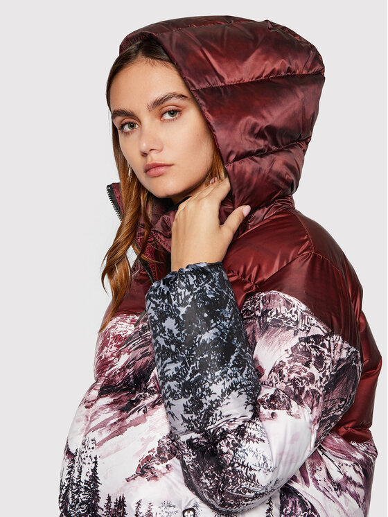 Tommy Hilfiger Tommy Hilfiger Daunenjacke ICONS Printed WW0WW31429 Bunt Relaxed Fit