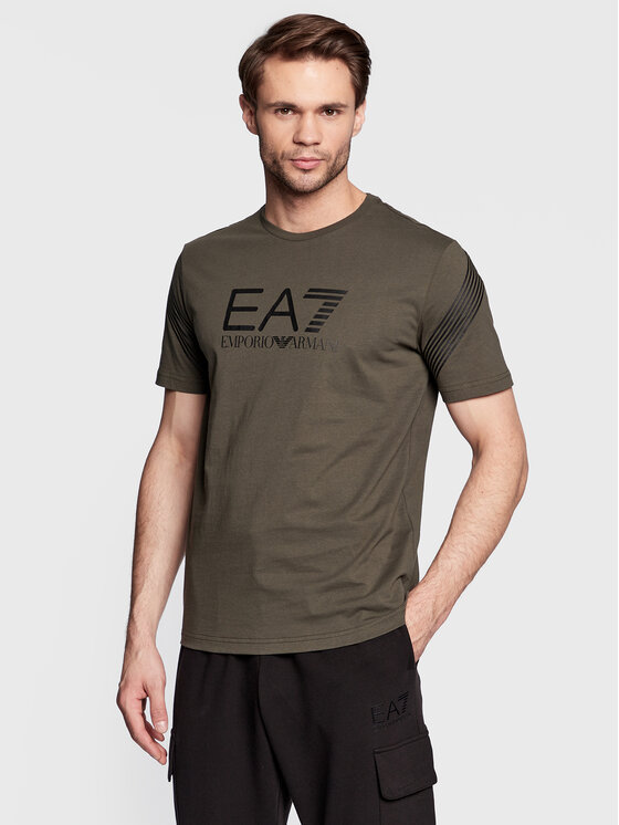 Tee shirt armani kaki outlet