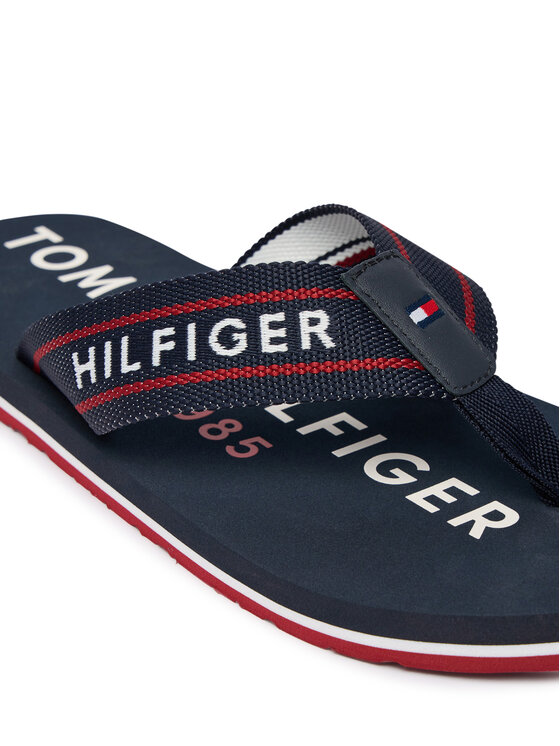 Tommy Hilfiger Tommy Hilfiger Japonki Sporty Hilfiger Beach Sandal FM0FM05805 Granatowy