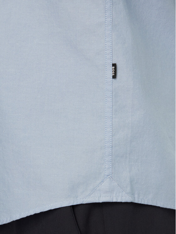 BOSS BOSS Srajca H-Liam 50560404 Modra Regular Fit