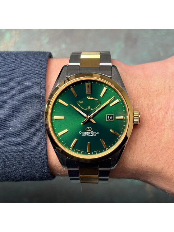 Orient Star Orient Star Zegarek RE-AU0405E00B Różowe złoto