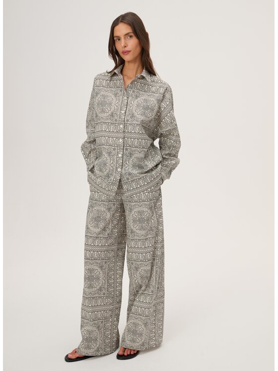 LEBRAND LEBRAND Koszula Meryl Biały Oversize