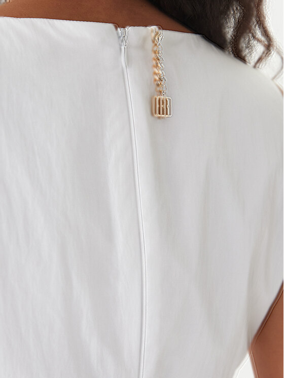 Fracomina Fracomina Φόρεμα βραδινό FQ26SD3009W83101 Λευκό Regular Fit