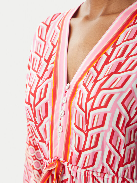 Hale Bob Hale Bob Vasarinė suknelė Theia 62NT650A Raudona Relaxed Fit