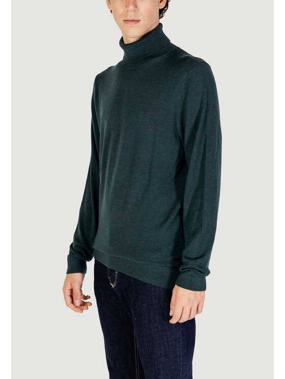 Calvin Klein Calvin Klein Maglione MERINO RWS TURTLE Verde To Fit