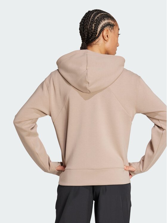 adidas adidas Bluza techniczna 140019 Brązowy Loose Fit