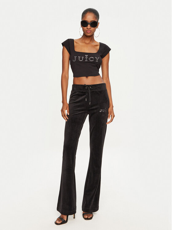 Juicy Couture Juicy Couture Top Regal JCBCT224831 Nero Slim Fit