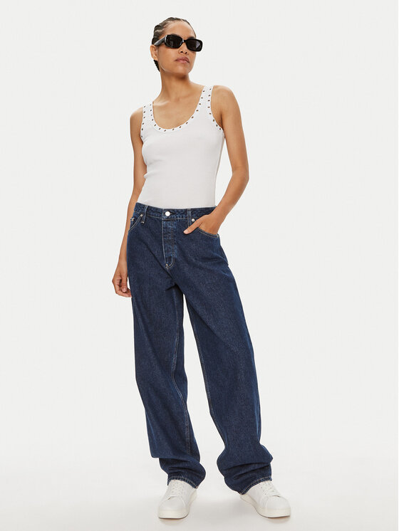 Calvin Klein Jeans Calvin Klein Jeans Džínsy 90's J20J223891 Tmavomodrá Straight Fit