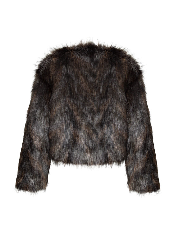 Magda Matyja Magda Matyja Futro VERA FAUX FUR Brązowy Loose Fit