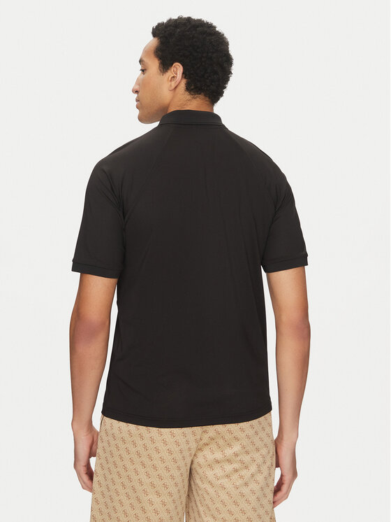 Guess Guess Polo Z5GP00 KCQU2 Czarny Slim Fit