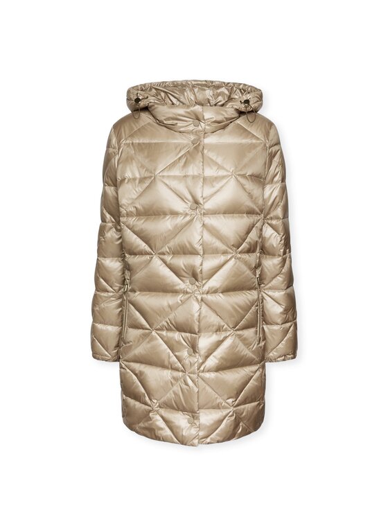 Elena Mirò Elena Mirò Giubbotto piumino F895P000151N002 Écru Regular Fit