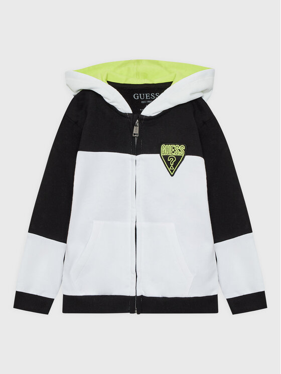 Felpa N2BQ04 KAX73 Bianco Regular Fit