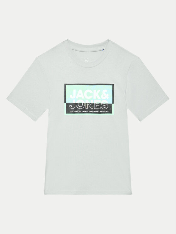 Jack&Jones Junior T-shirt Jcologan 12259922 Grigio Regular Fit, taglia : 152
