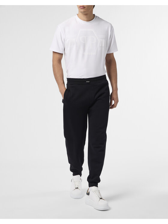 PHILIPP PLEIN PHILIPP PLEIN Spodnie dresowe 30028 Czarny Jogger Fit