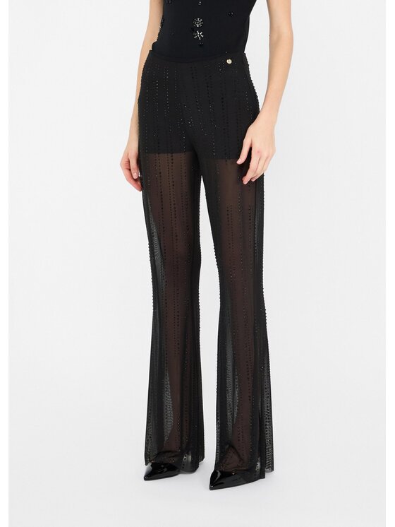 Liu Jo Liu Jo Pantalone da abito CF5053J496622222 Nero Regular Fit