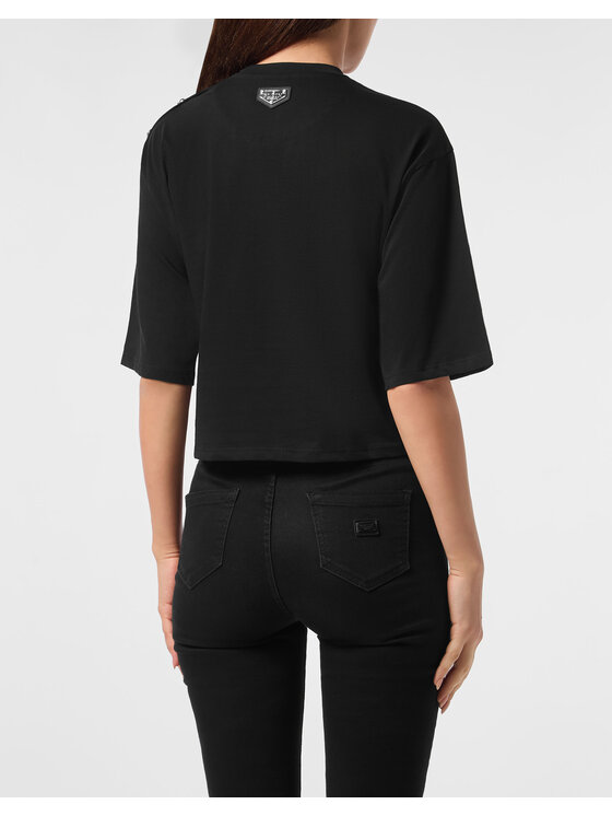 PHILIPP PLEIN PHILIPP PLEIN T-shirt 25577 Nero Regular Fit