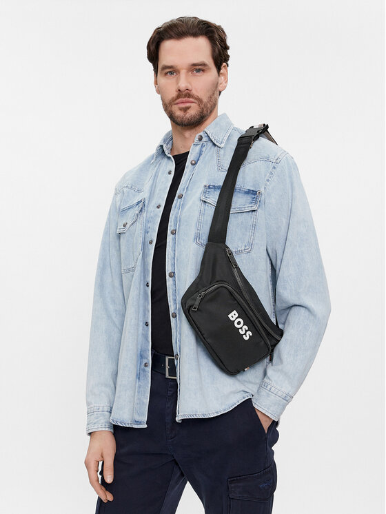 Boss Saszetka nerka Catch 3.0 Bumbag 50511938 Czarny Modivo.pl