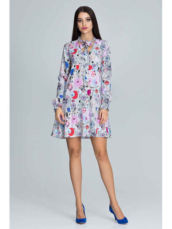 FIGL FIGLFIGL Vestito M599 Multicolore Regular Fit