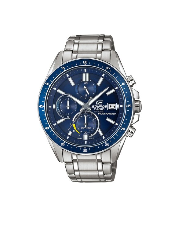 Casio Edifice EFS-S510D-2AVUEF Orologio Uomo – Multifunzione Al Quarzo, Acciaio, Quadrante Blu