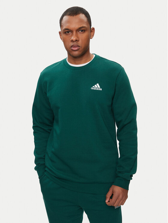 adidas Bluză Essentials IJ8893 Verde Regular Fit