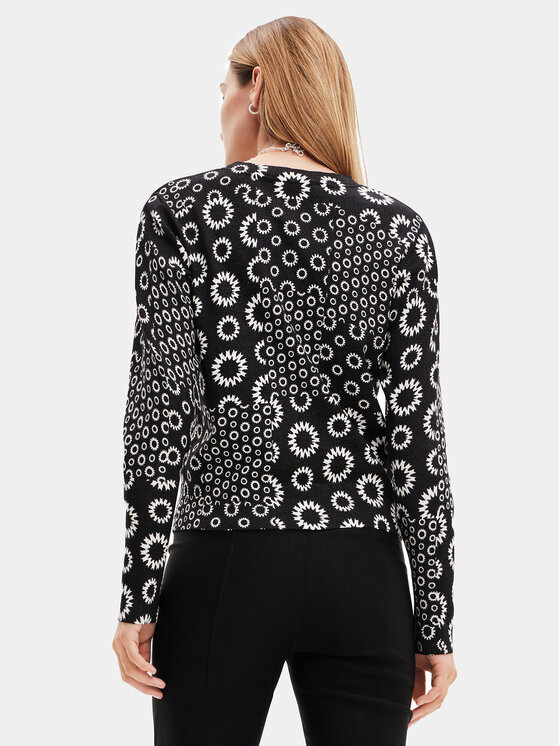Desigual Desigual Maglione 23WWJF52 Nero Slim Fit