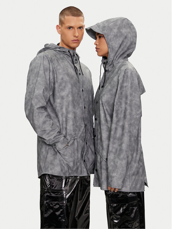 Rains Rains Дощовик Jacket W3 12010 Сірий Regular Fit