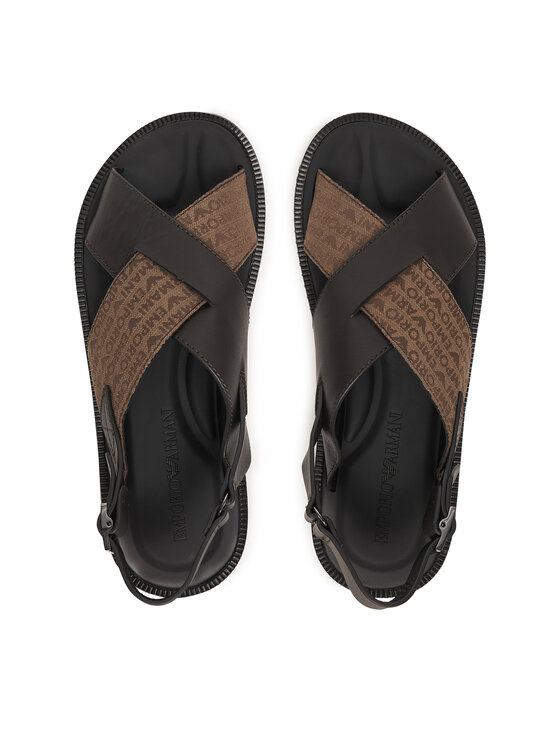 Emporio Armani Emporio Armani Sandále EM004323 AF25617 M6354 Hnedá