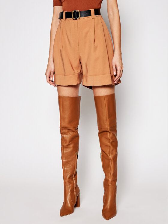 Silvian Heach Silvian Heach Pantaloncini di tessuto Pensipa PGP21509SH Beige Regular Fit