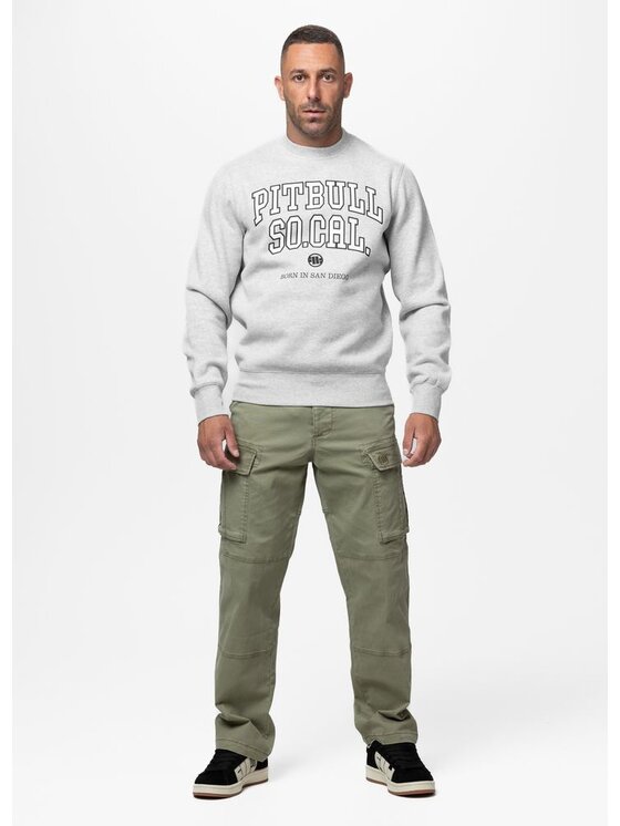 PITBULL PITBULL Bluza SO CAL Szary Regular Fit
