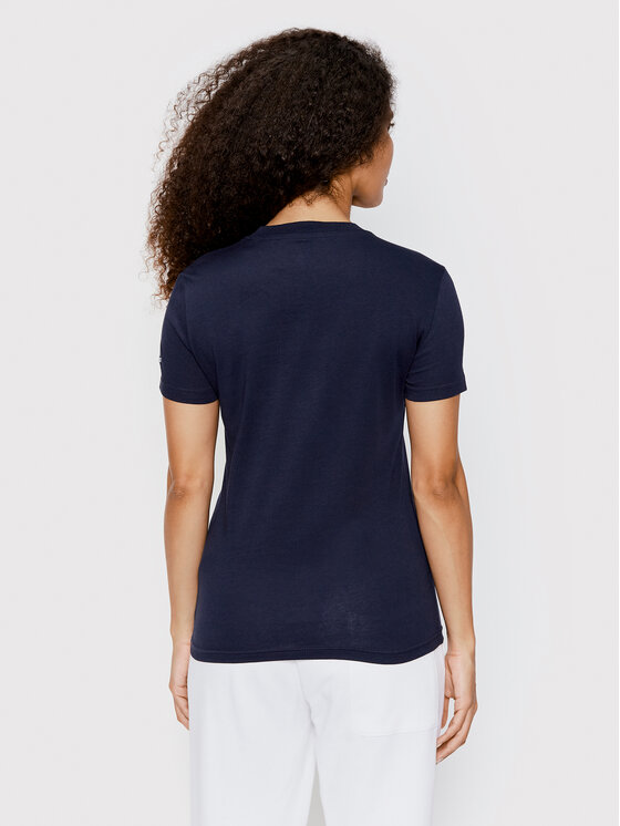 adidas adidas T-shirt Loungewear Essentials Logo H07833 Tamnoplava Slim Fit