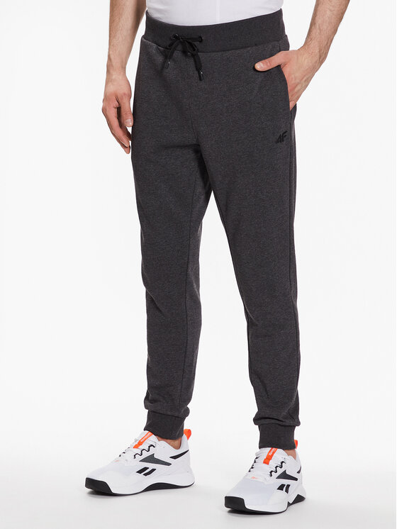 4F 4F Pantaloni trening 4FSS23TTROM223 Gri Regular Fit