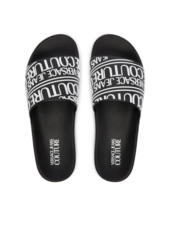 Versace Jeans Couture Versace Jeans Couture Papucs 80YA3SQ1 Fekete