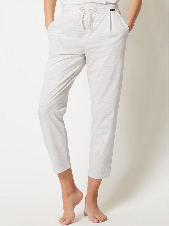 Skiny Skiny Spodnie damskie 80780 Srebrny Regular Fit