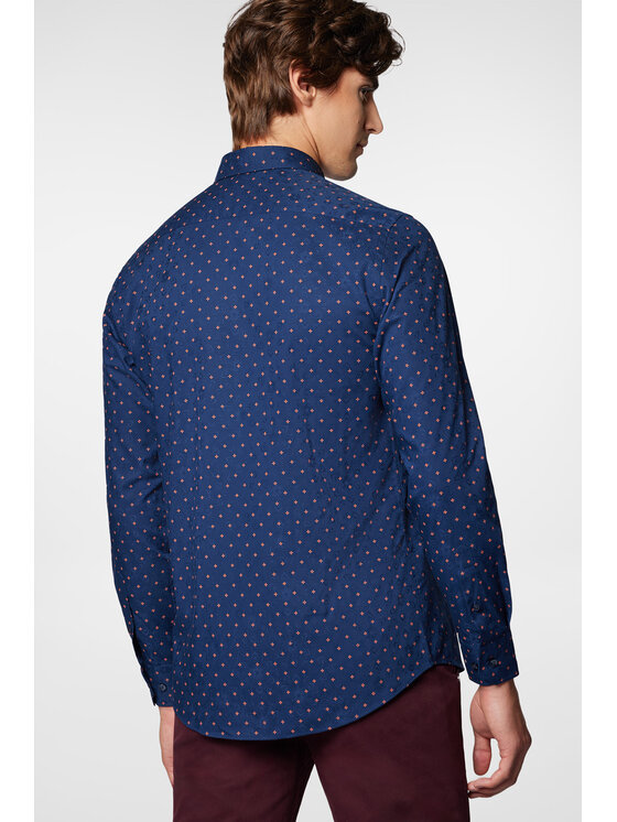 Próchnik Próchnik Koszula PM44 KO073224000041 Granatowy Slim Fit