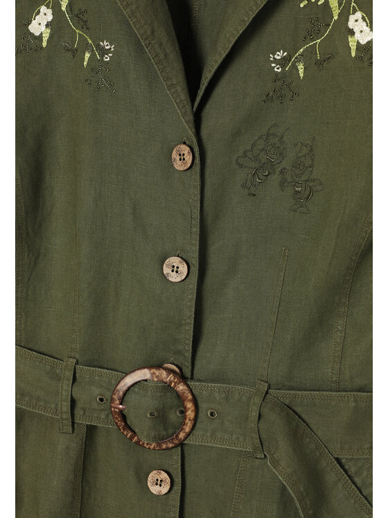 TATUUM TATUUM Sukienka codzienna SOFORINA Khaki Fitted Fit