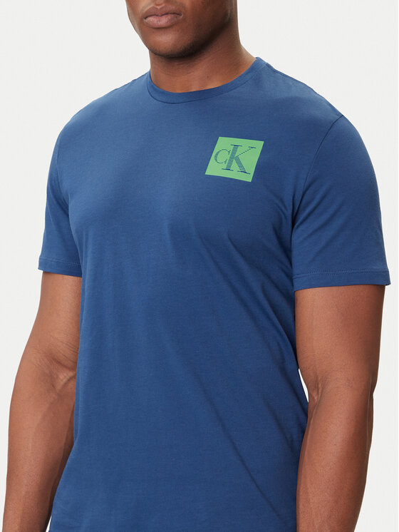 Calvin Klein Jeans Calvin Klein Jeans Tričko Gradient Monogram LV04RC859G Modrá Regular Fit