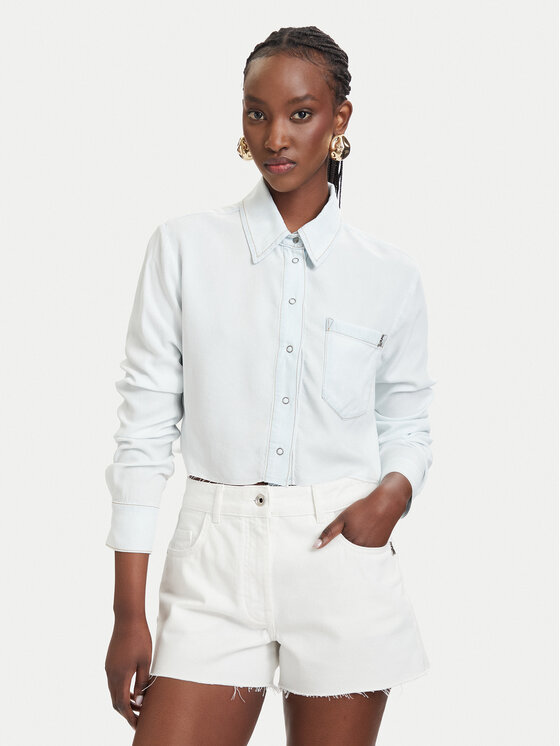 Πουκάμισο Patrizia Pepe 2C1665/D9A0-CB20 Ανοιχτό μπλε 40