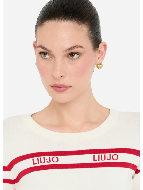 Liu Jo Liu Jo Maglione TF5303MS63LC3752 Bianco Regular Fit