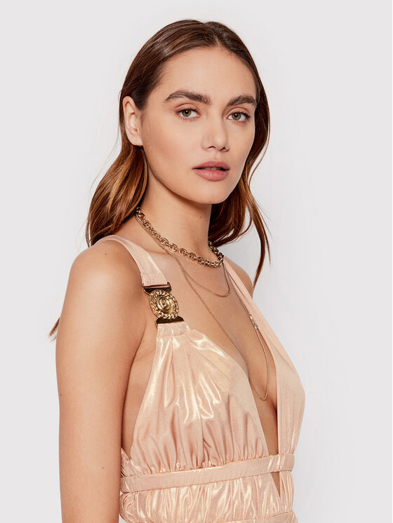 Abito da sera P_S00837 Rosa Regular Fit