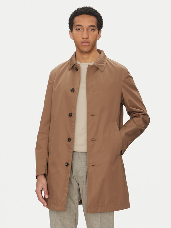 JOOP! JOOP! Демісезонний плащ 17 JC-259Stevie 30045330 Коричневий Regular Fit