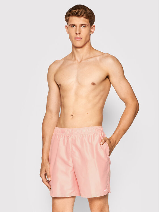 Nike Nike Szorty kąpielowe Essential Volley NESSA559 Różowy Regular Fit