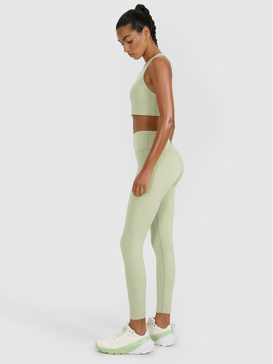 4F 4F Legginsy MULTI ACTIVE Zielony jasny Slim Fit