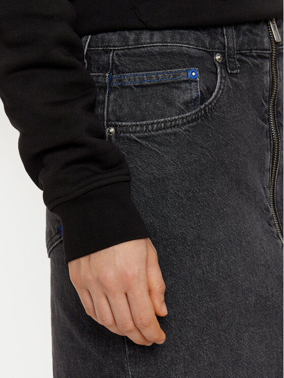 Karl Lagerfeld Jeans Karl Lagerfeld Jeans Farmer szoknya A1W12008 Szürke Regular Fit