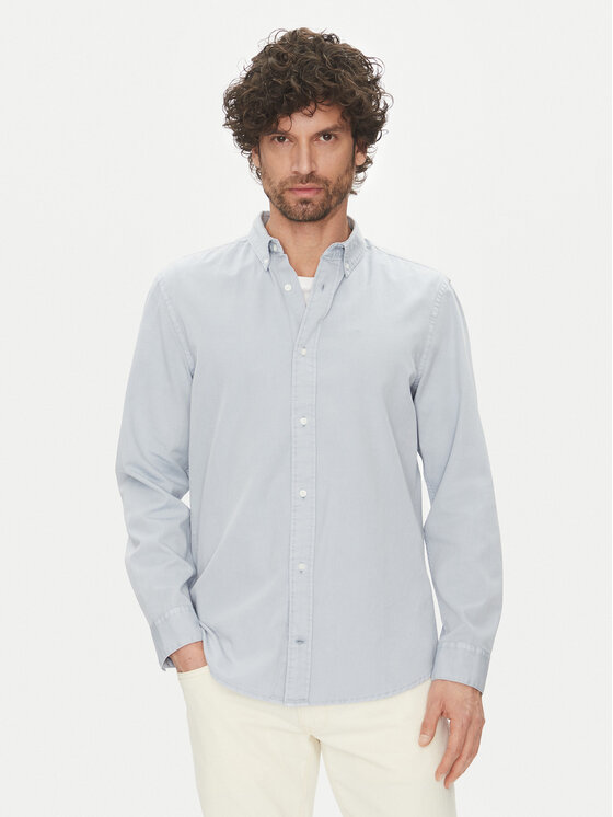 Calvin Klein Calvin Klein Košile K10K114200 Světle modrá Comfort Fit