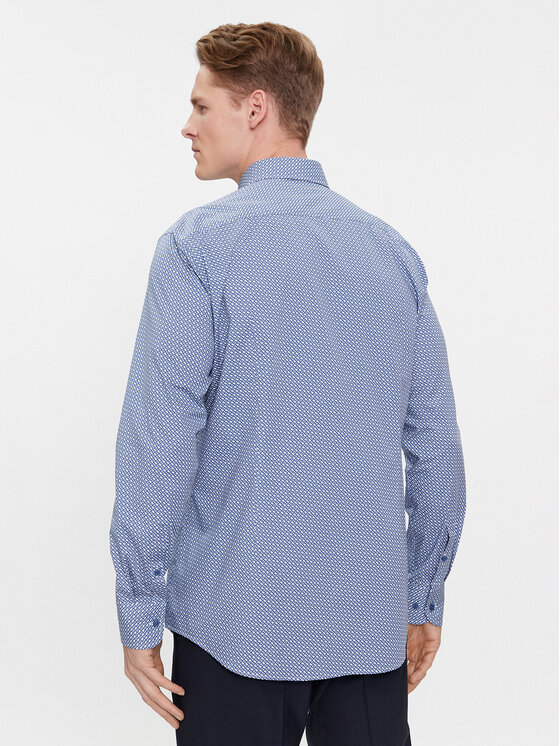 BOSS Boss Košulja H-Hank-Kent-C1-214 50478620 Plava Slim Fit