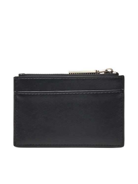 Calvin Klein Calvin Klein Portofel pentru femei Hardware Snap Top Zip Cardholder K60K612959 Negru