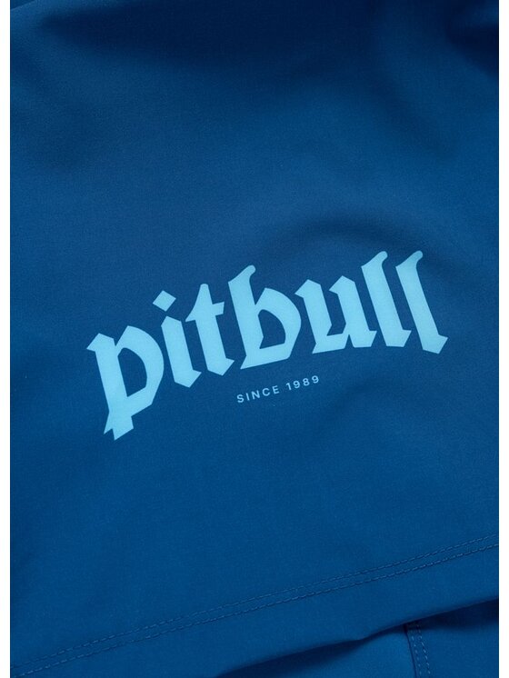 PITBULL PITBULL Szorty sportowe LOGO PALMS Niebieski Regular Fit
